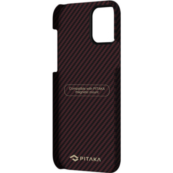 Чохол Pitaka для iPhone 12 mini MagEZ Case Twill Black/Red
