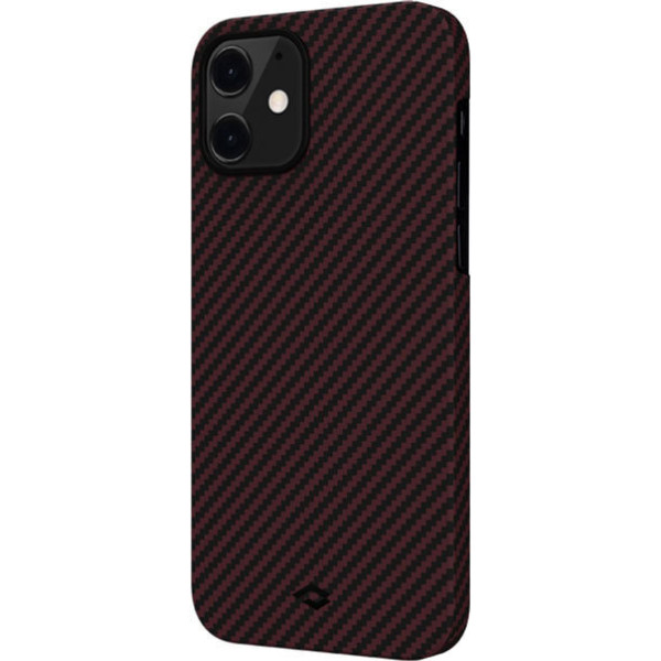 Чохол Pitaka для iPhone 12 mini MagEZ Case Twill Black/Red