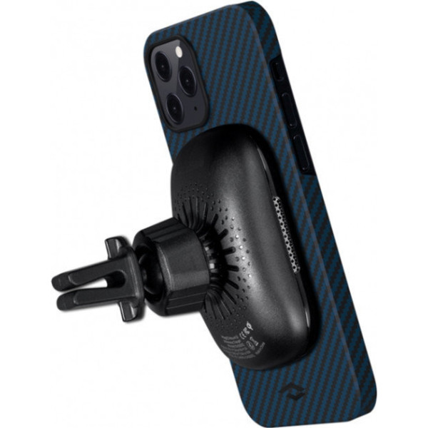 Чохол Pitaka для iPhone 12 Pro MagEZ Case Twill Black/Blue