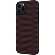 Чохол Pitaka для iPhone 12 Pro Max MagEZ Case Plain Black/Red