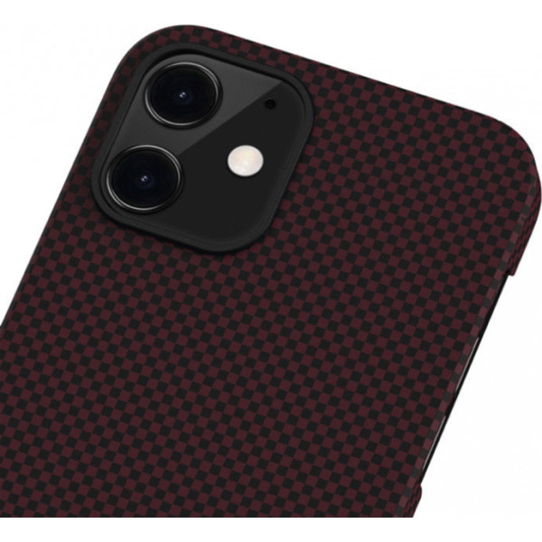 Чохол Pitaka для iPhone 12 mini MagEZ Case Plain Black/Red