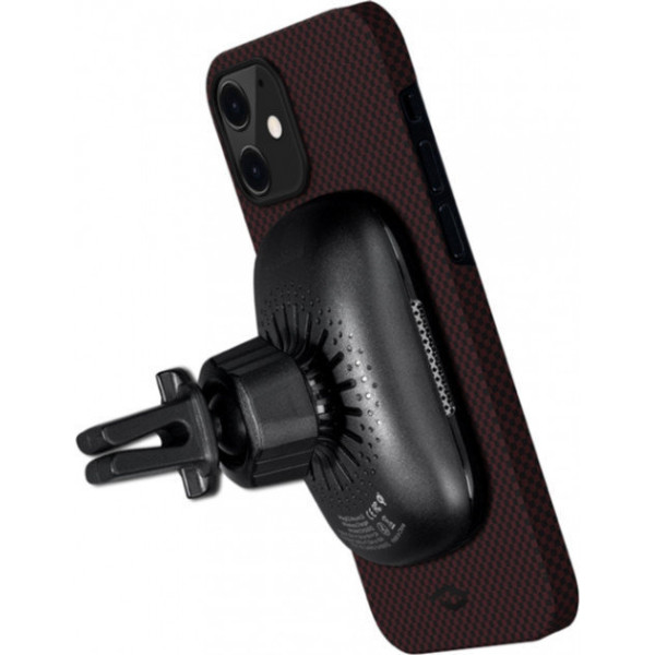 Чохол Pitaka для iPhone 12 mini MagEZ Case Plain Black/Red