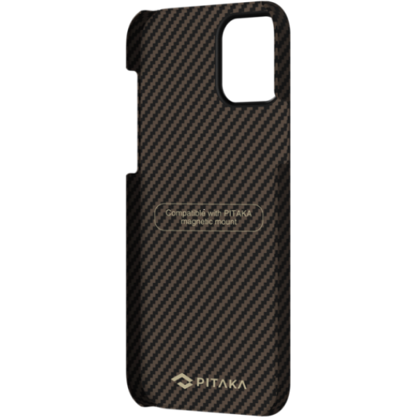 Чохол Pitaka для iPhone 12 Pro Max MagEZ Case Twill Black/Rose Gold