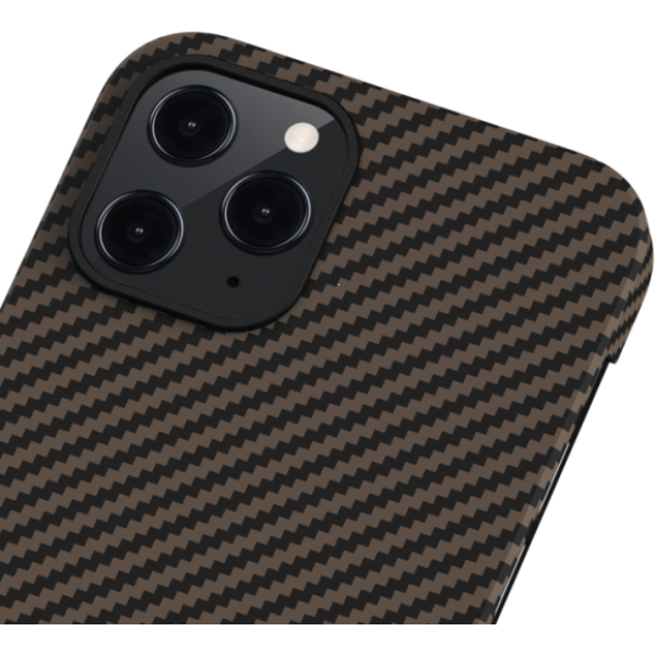 Чохол Pitaka для iPhone 12 Pro MagEZ Case Twill Black/Rose Gold