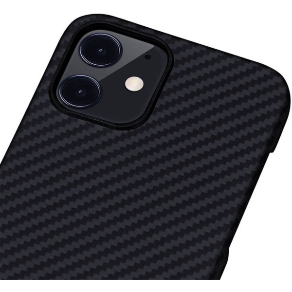 Чохол Pitaka для iPhone 12 MagEZ Case Plain Black/Grey