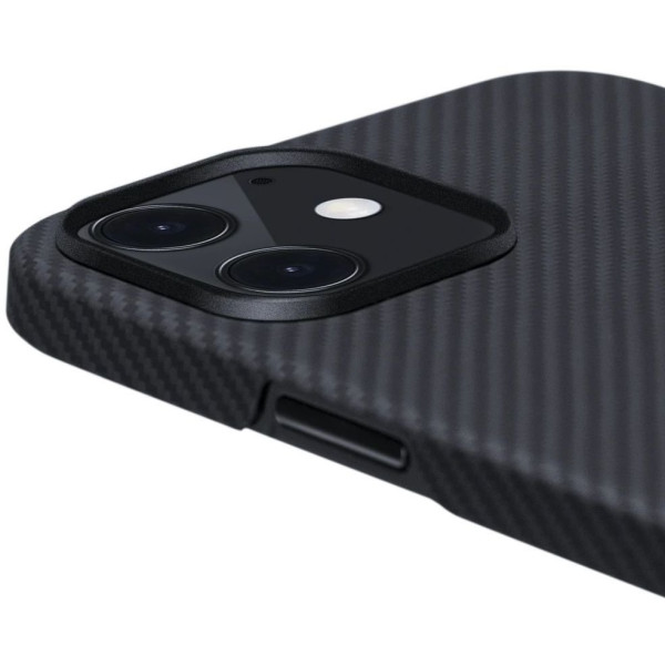Чохол Pitaka для iPhone 12 MagEZ Case Plain Black/Grey