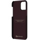 Чохол Pitaka для iPhone 12 MagEZ Case Twill Black/Red