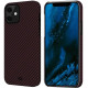 Чохол Pitaka для iPhone 12 MagEZ Case Twill Black/Red