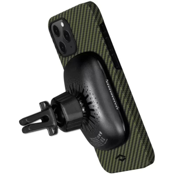 Чохол Pitaka для iPhone 12 Pro MagEZ Case Twill Black/Yellow
