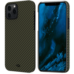 Чохол Pitaka для iPhone 12 Pro MagEZ Case Twill Black/Yellow