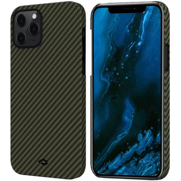 Чохол Pitaka для iPhone 12 Pro Max MagEZ Case Twill Black/Yellow