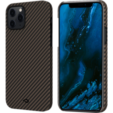 Чохол Pitaka для iPhone 12 MagEZ Case Twill Black/Rose Gold