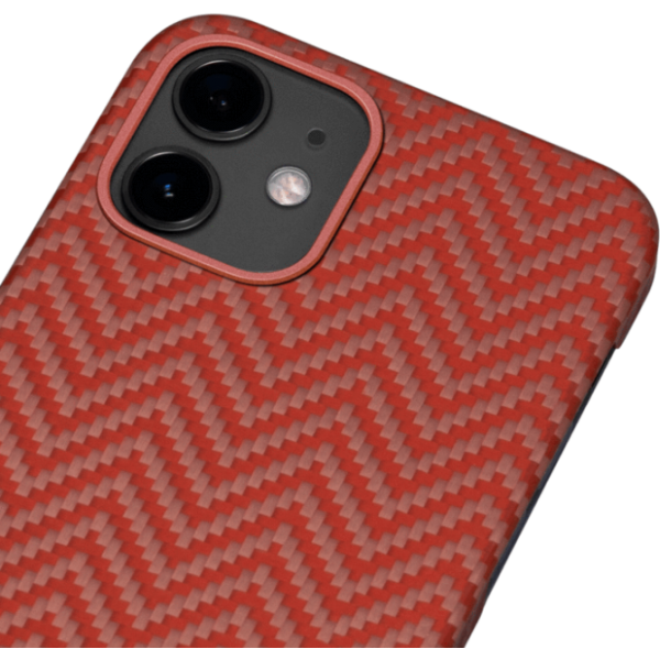 Чохол Pitaka для iPhone 12 mini MagEZ Case Herringbone Red/Orange
