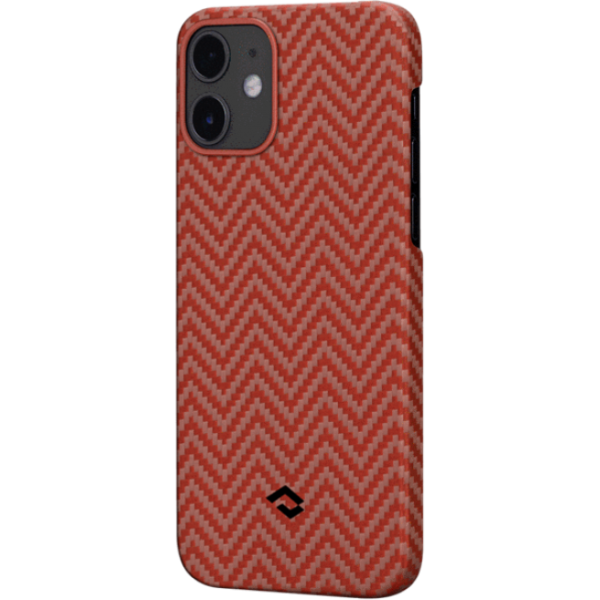 Чохол Pitaka для iPhone 12 mini MagEZ Case Herringbone Red/Orange