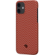 Чохол Pitaka для iPhone 12 mini MagEZ Case Herringbone Red/Orange