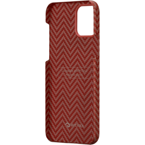 Чохол Pitaka для iPhone 12 mini MagEZ Case Herringbone Red/Orange