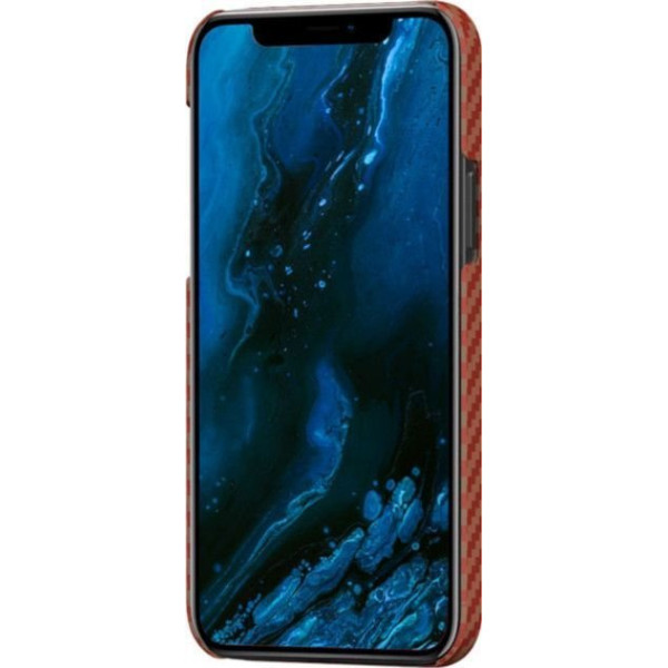 Чохол Pitaka для iPhone 12 Pro Max MagEZ Case Herringbone Red/Orange