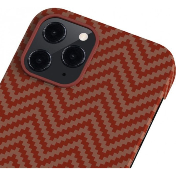 Чохол Pitaka для iPhone 12 Pro Max MagEZ Case Herringbone Red/Orange