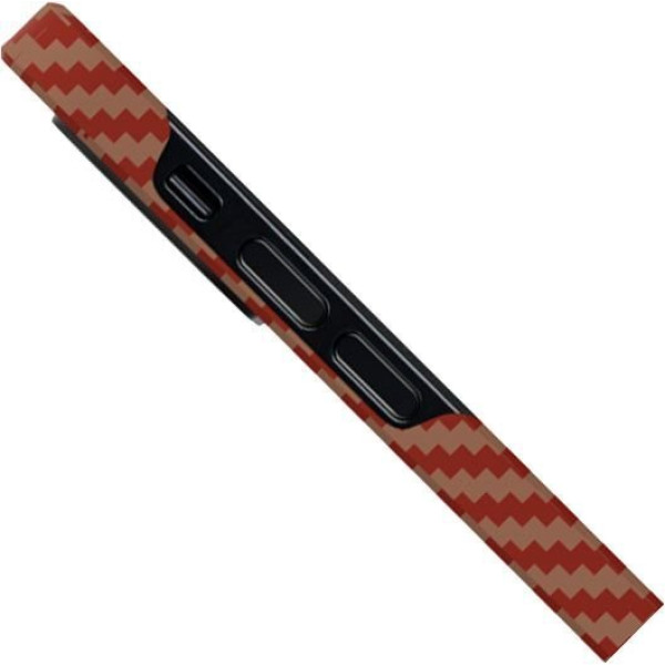 Чохол Pitaka для iPhone 12 Pro Max MagEZ Case Herringbone Red/Orange
