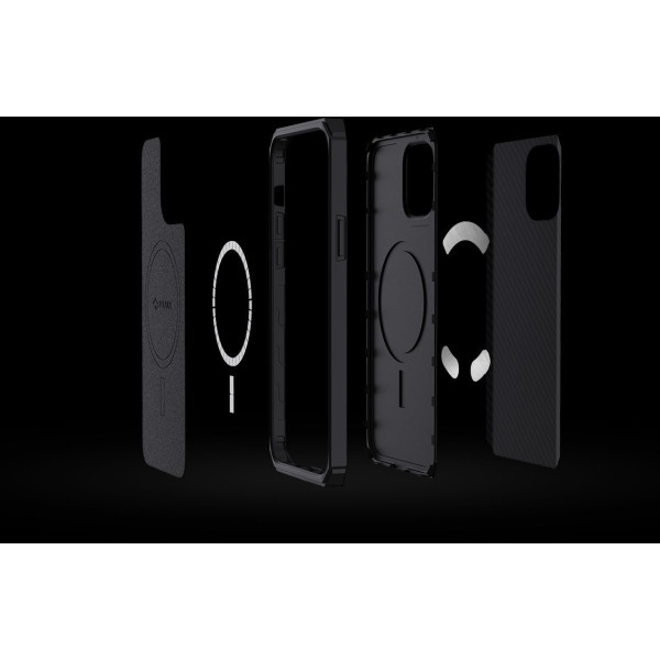 Чохол Pitaka для iPhone 12 Pro MagEZ Case Pro 2 Twill Black/Grey
