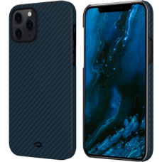 Чохол Pitaka для iPhone 12 Pro Max MagEZ Case Twill Black/Blue