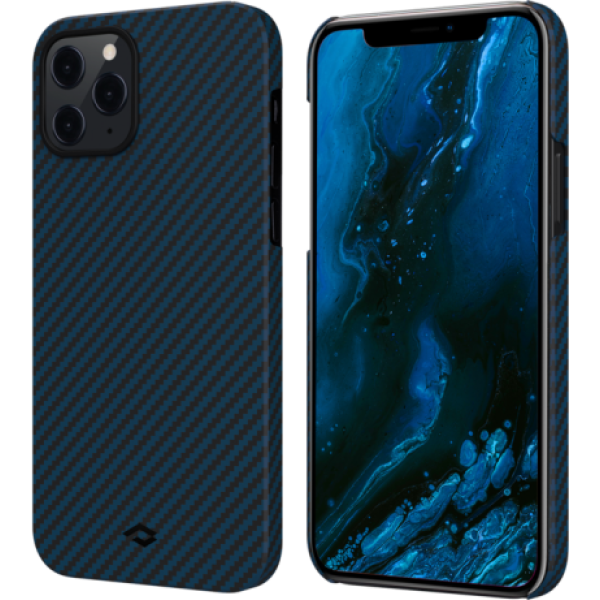 Чохол Pitaka для iPhone 12 Pro Max MagEZ Case Twill Black/Blue