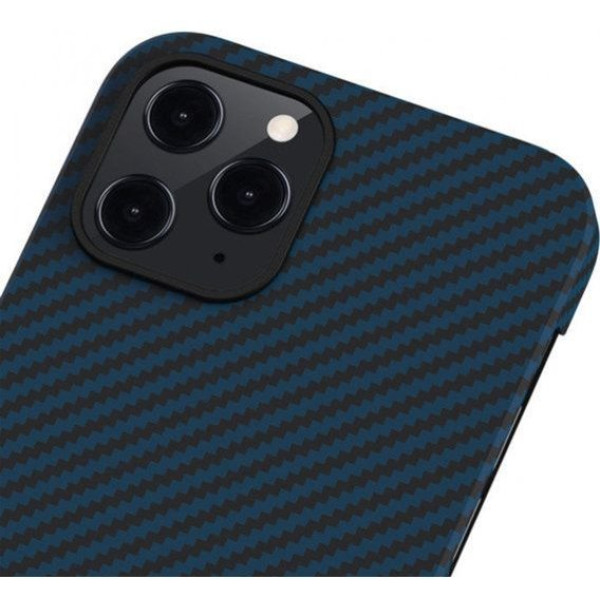 Чохол Pitaka для iPhone 12 Pro Max MagEZ Case Twill Black/Blue