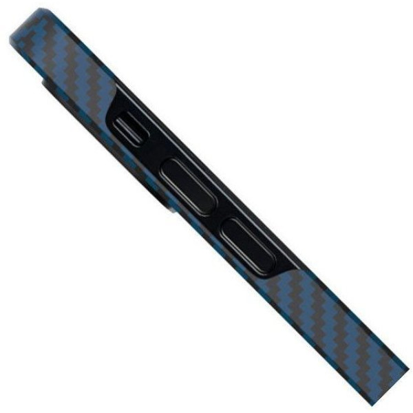 Чохол Pitaka для iPhone 12 Pro Max MagEZ Case Twill Black/Blue