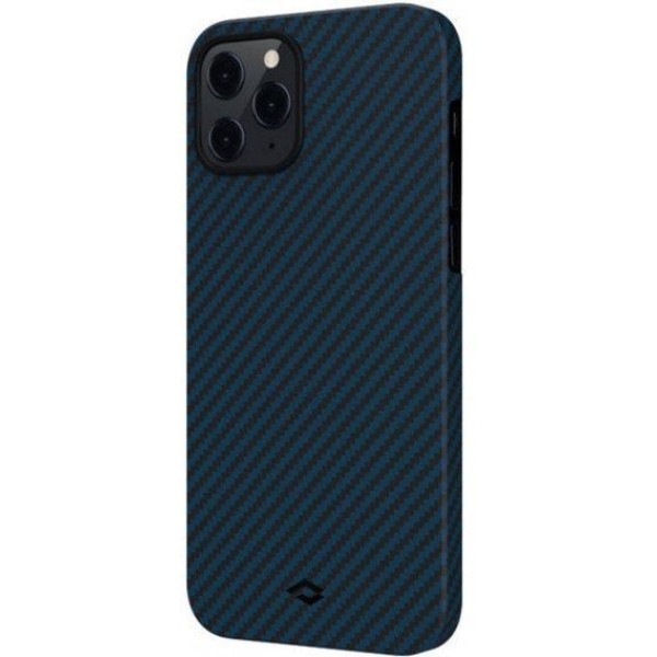 Чохол Pitaka для iPhone 12 Pro Max MagEZ Case Twill Black/Blue