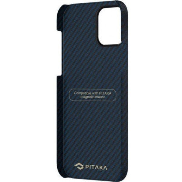 Чохол Pitaka для iPhone 12 Pro Max MagEZ Case Twill Black/Blue