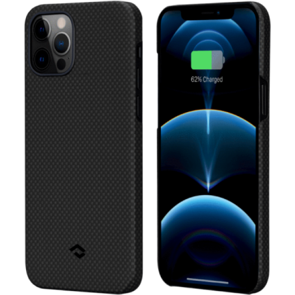 Чохол Pitaka для iPhone 12 Pro Max MagEZ Case Plain Black/Grey