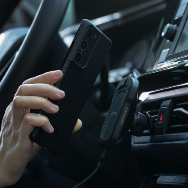 Чохол Pitaka для Samsung G998 Galaxy S21 Ultra MagEZ Case Twill Black/Grey Чохол Pitaka для Samsung G998 Galaxy S21 Ultra MagEZ Case Twill Black/Grey