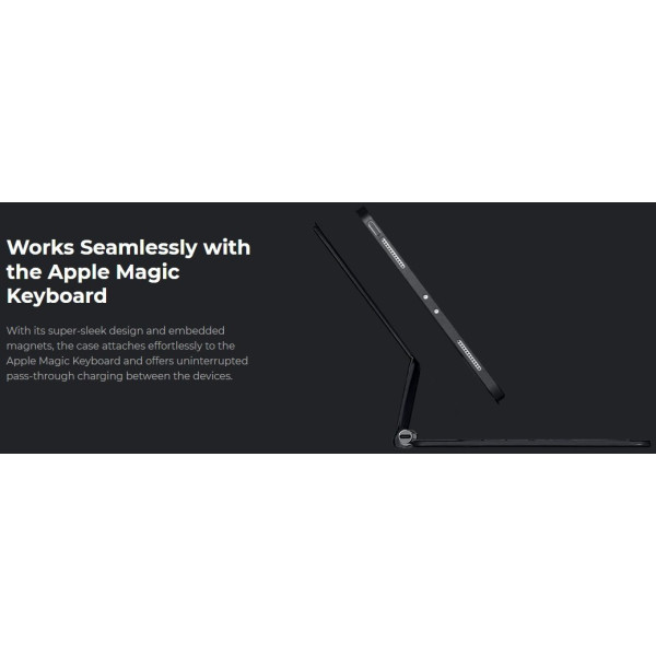 Чохол Pitaka для iPad Air 2020/iPad Air 2022 MagEZ Case 2 Twill Black/Grey Чохол Pitaka для iPad Air 2020/iPad Air 2022 MagEZ Case 2 Twill Black/Grey