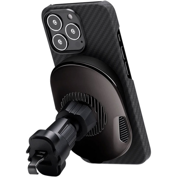 Тримач Pitaka Car Holder Air Vent Pro MagEZ 15W Black for iPhone 13/14 series Тримач Pitaka Car Holder Air Vent Pro MagEZ 15W Black for iPhone 13/14 series