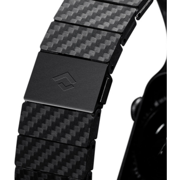 Аксесуар Pitaka для Apple Watch 42/44/45/49mm Modern Carbon Fiber Black/Grey Аксесуар Pitaka для Apple Watch 42/44/45/49mm Modern Carbon Fiber Black/Grey