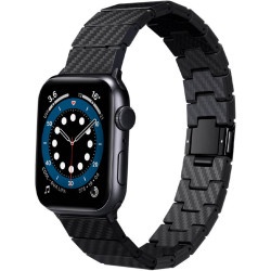 Аксессуар Pitaka для Apple Watch 42/44/45/49mm Modern Carbon Fiber Black/Grey Аксессуар Pitaka для Apple Watch 42/44/45/49mm Modern Carbon Fiber Black/Grey