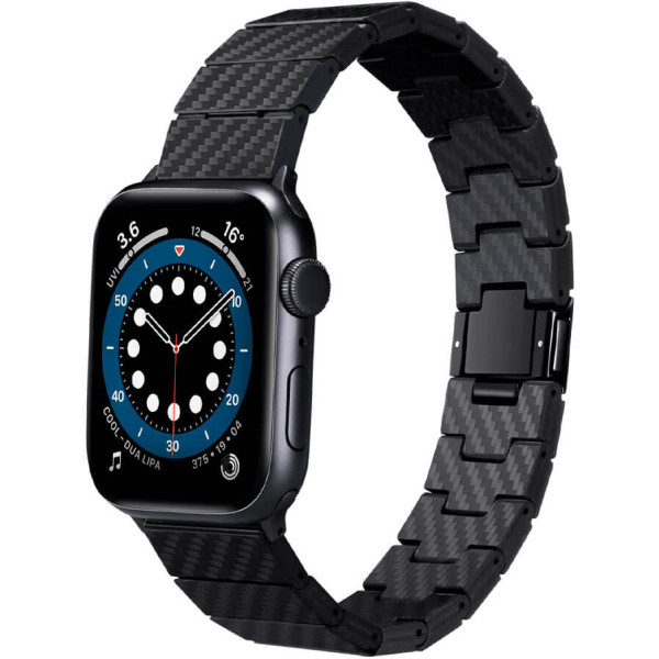 Аксесуар Pitaka для Apple Watch 42/44/45/49mm Modern Carbon Fiber Black/Grey Аксесуар Pitaka для Apple Watch 42/44/45/49mm Modern Carbon Fiber Black/Grey