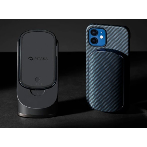 Зарядний пристрій Pitaka MagEZ Juice 2 Twill Black/Blue Зарядний пристрій Pitaka MagEZ Juice 2 Twill Black/Blue