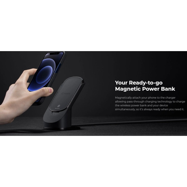 Зарядний пристрій Pitaka MagEZ Juice 2 Twill Black/Blue Зарядний пристрій Pitaka MagEZ Juice 2 Twill Black/Blue