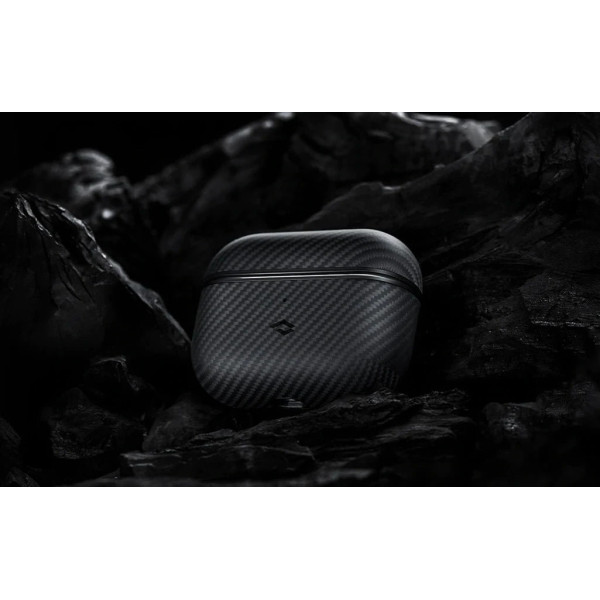 Чохол Pitaka MagEZ Case 2 Twill Black/Grey для AirPods 3 Чохол Pitaka MagEZ Case 2 Twill Black/Grey для AirPods 3