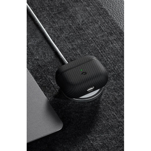 Чохол Pitaka MagEZ Case 2 Twill Black/Grey для AirPods 3 Чохол Pitaka MagEZ Case 2 Twill Black/Grey для AirPods 3
